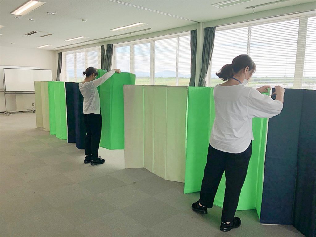 令和2年7月豪雨の被災地避難所へ どこでもブースkakou 寄付のお知らせ ニュース コマニー株式会社